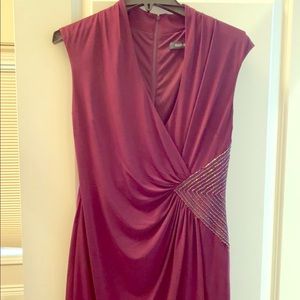 Stunning Wine colored cocktail dress
